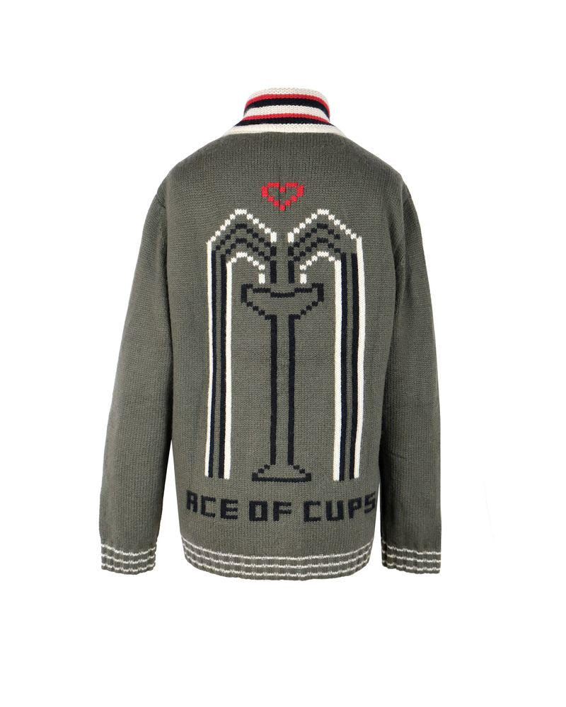 ACE OF CUP CARDIGAN KHAKI