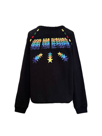 BLESSED BLACK SWEATSHIRT