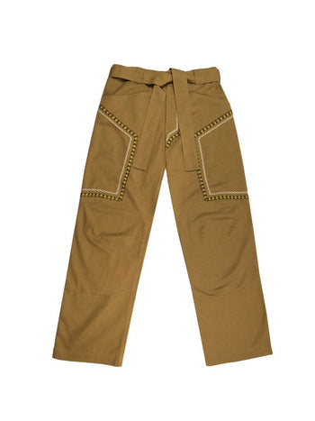 BHUTAN COTTON CAMEL PANTS