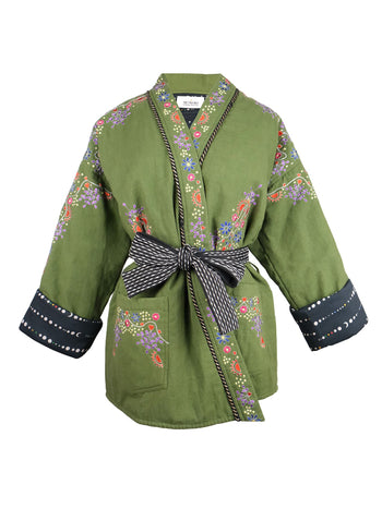 HOPE COTTON KIMONO KHAKI