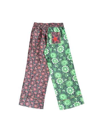 PATCHWORK GREEN PANTS