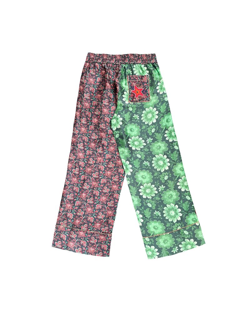 PATCHWORK GREEN PANTS