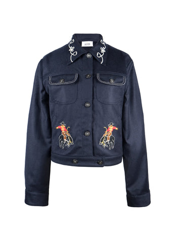 RIDER JACKET - NAVY