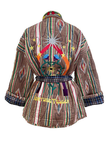 SANTAFE CARAMEL KIMONO