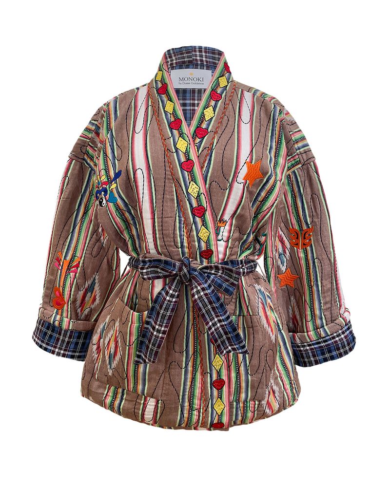 SANTAFE CARAMEL KIMONO