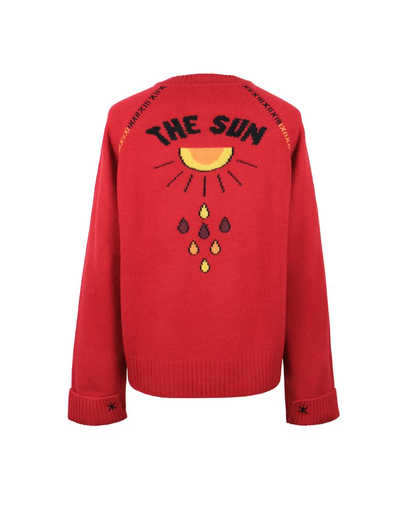 THE SUN SWEATER RED