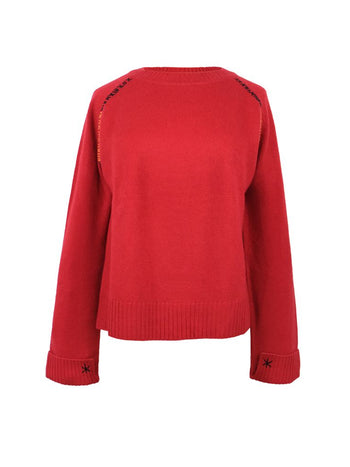 THE SUN SWEATER RED