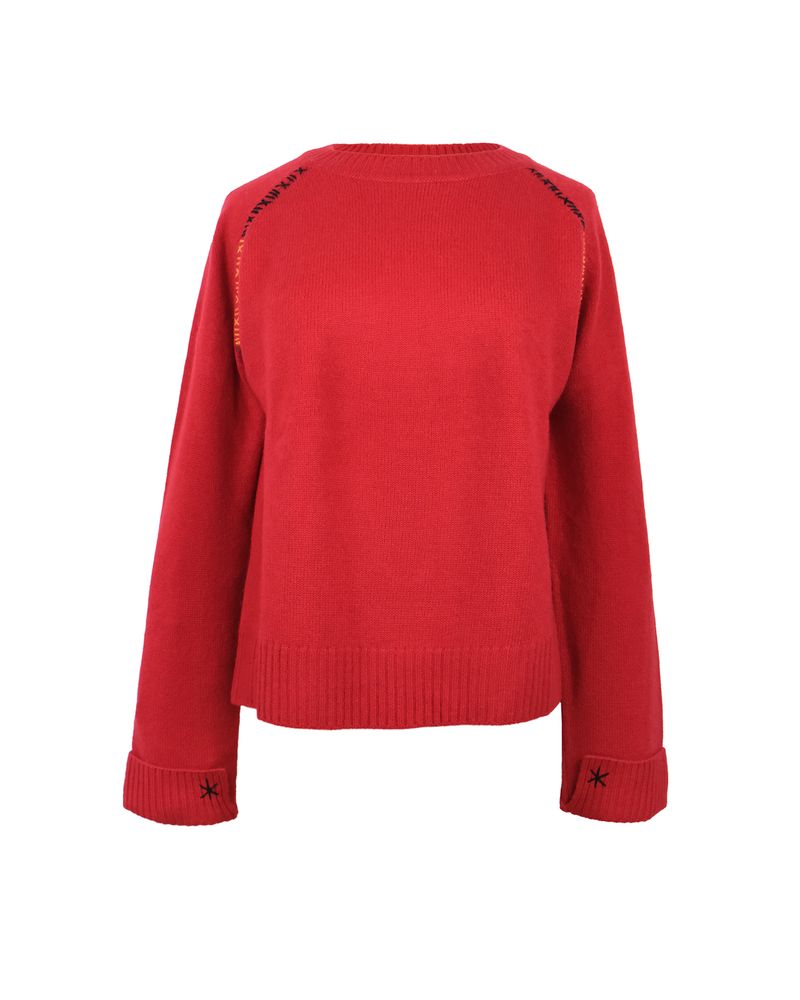 THE SUN SWEATER RED