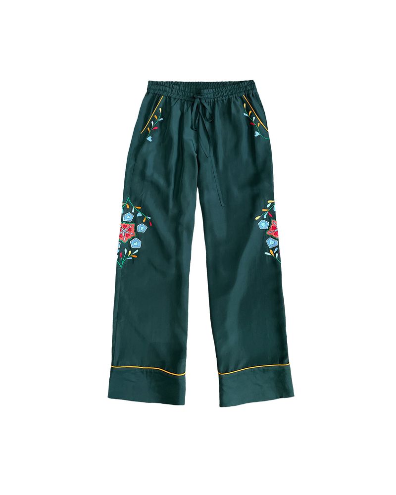 THE WORLD GREEN PANTS PYJAMA